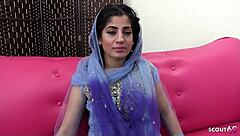 hey indian girl, ready for your first big black cock casting fuck?