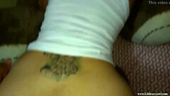 Creampie fills hot petite 18+ babe doggystyle pov