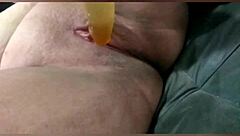 ever wonder how this bbw hotwife stuffs dildos deep in her pussy while squeezing those massive boobs?