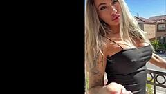 Mature milf teases in sexy lingerie pov