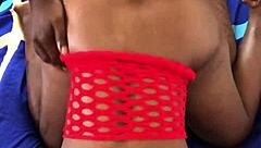 Hot Black Babe Takes Doggystyle Pounding!