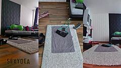 Curvy Latina gym goddess ass worship in naked doggystyle workout