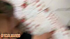 Friend catches me rawdogging his ex until explosive creampie