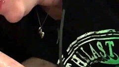 Shy BBW Horny Girl Films First Blowjob