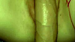 petite redhead's tight pussy devours monster dildo