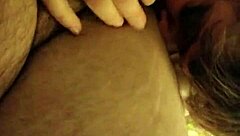 Woman performs oral and rimming on partner