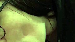 Shy BBW Horny Girl Films First Blowjob