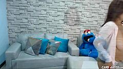 Crave my sexy maid's huge natural tits