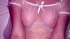 girl next door teases with wet pussy and sloppy blowjob