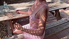 damn italian milf artemisia flaunts huge tits outdoor florida smoke fetish