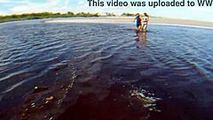 Nicoly mattos and lukas zaad dominate raquel hot in beach orgy