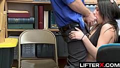 naughty employee caught stealing, punished hard in store by boss