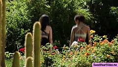 Nasty Client Facesits Lesbian Trainer to Orgasm Licking Pussy!