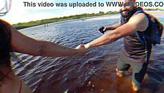 Nicoly mattos and lukas zaad dominate raquel hot in beach orgy