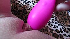 POV big clit drips wet from vibrator orgasm