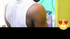 Big Dick Neighbor Charges Phone With Huge Tit Fuck