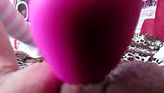 POV big clit drips wet from vibrator orgasm