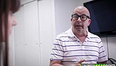 Luna Rival Deepthroats Two Huge Cocks Office Style