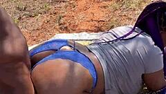 juicy ebony couple's wet pussy ass play compilation!