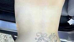 Busty petite hooker sucks fucks public creampie surprise