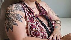 office friend's big tits and hairy pussy tempt you