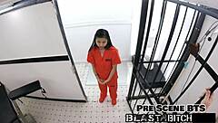 Raya Nguyen's Juicy Ass Explodes in Backstage Cum Blast