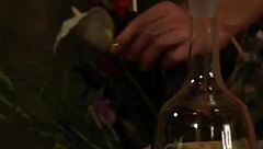 moan louder mistress as strapon fucks your horny slave pussy!