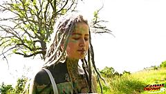 german scout films anuskatzz's rough anal casting debut