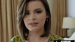 dharma jones makes dilf mike mancini cum on her ass during raw sex