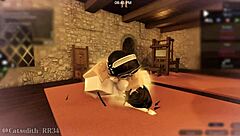 Pounding dragon girl missionary doggy creampie castle wide