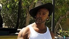 bbc chills deep in nat turnher's outdoor teen pussy