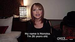 Japanese Housewife Confesses Rare Sex, Street Interview Turns Creampie Ride