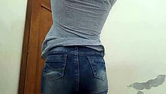 excited secretary waits in boss's office