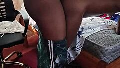 Hardcore doggystyle ravages petite ebony village girl full vid