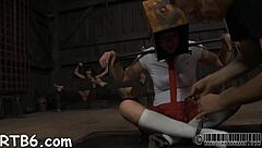 how does crazy bdsm thrall endure rough pov doggystyle pounding