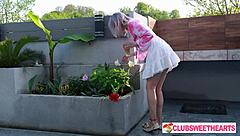 sweet 18yo cutie overwhelms with juicy pussy licking and scissoring