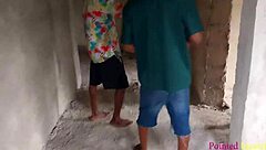 two huge cocks teasin my big ass wife into backyard erotic fuck?