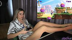 cosplay cutie orgasms hard from vibrating toy stream