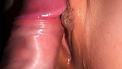 Real Homemade Creampie: I Cum Twice Deep in Wife's Dripping Wet Pussy!