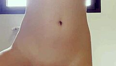 dirty slut dances wildly over her soaking wet pussy!