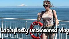 Jazmine's labiaplasty journey before after and backstage fun