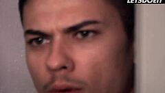 big ass babe anastasia brokelyn rides roommate's cock after yoga