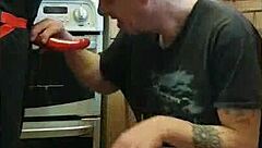 pegging boyfriend's ass kitchen public cornfield bathroom atm part 5