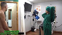 nurse angel ramiraz humiliates patient with latex fingering backstage