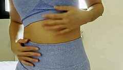 dirty slut dances wildly over her soaking wet pussy!