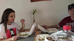 spend day with leon lambert girls enjoying wedgies miniskirt lingerie haul