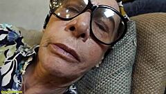 Tattooed 77-year-old granny's horny ass gaped by massive bbc deepthroat rough