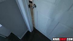 Granny beckons to bedroom for blindfolded fun