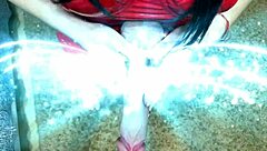 Blonde Wife's Close-Up Cum Swallow Blowjob