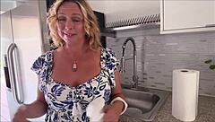 hot milf makes me blowjob on beach pov taboo